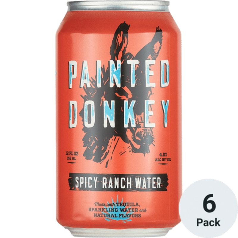 Painted Donkey Spicy Ranch Water Cocktail 6 Pack | 12OZ