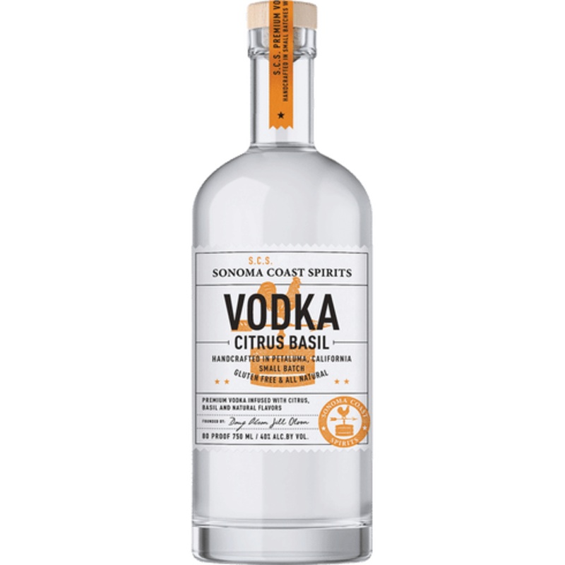Sonoma Coast Citrus Basil Vodka