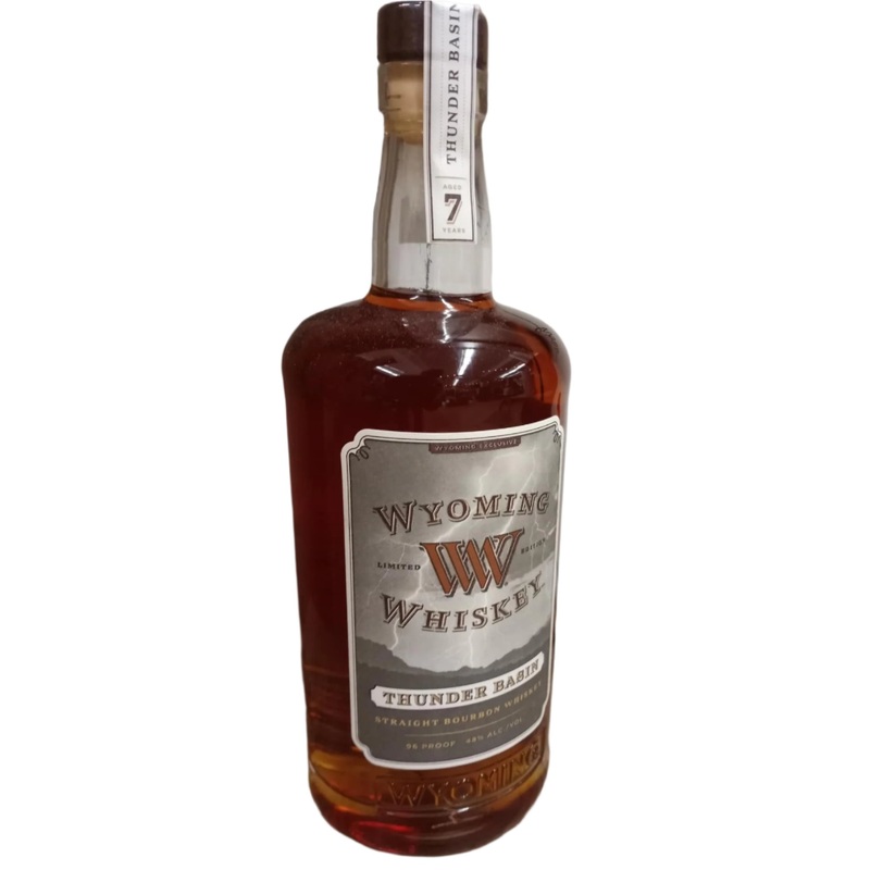 Wyoming Whiskey Thunder Basin Straight Bourbon Whiskey