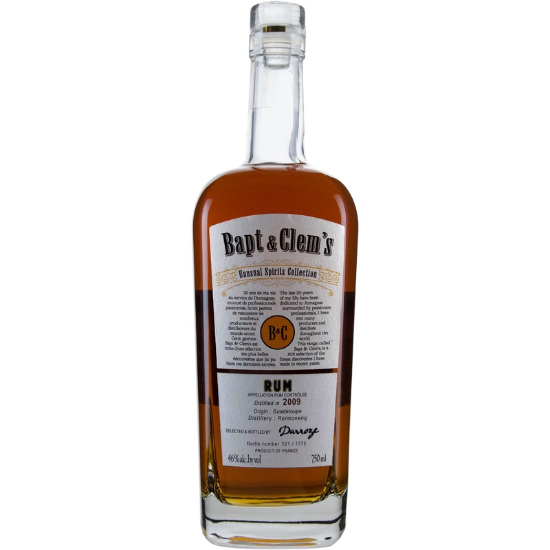 Bapt & Clem's Vintage Guadelope 2009 Rum
