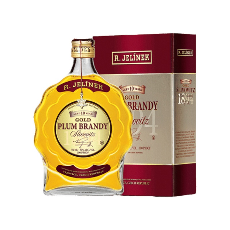 Jelinek Gold Slivovitz 10 Year Brandy