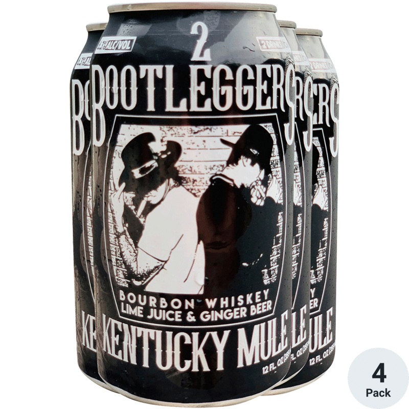 2 Bootleggers Kentucky Mule Ready To Drink Cocktail (4) Pack Cans