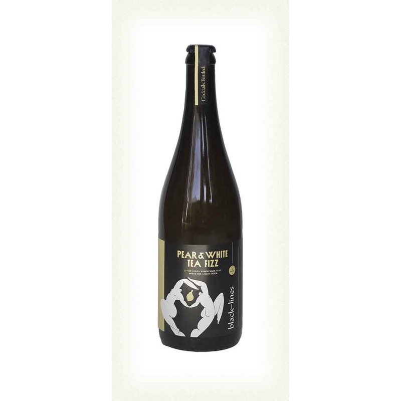 Black Lines Pear & White Tea Fizz Cocktail
