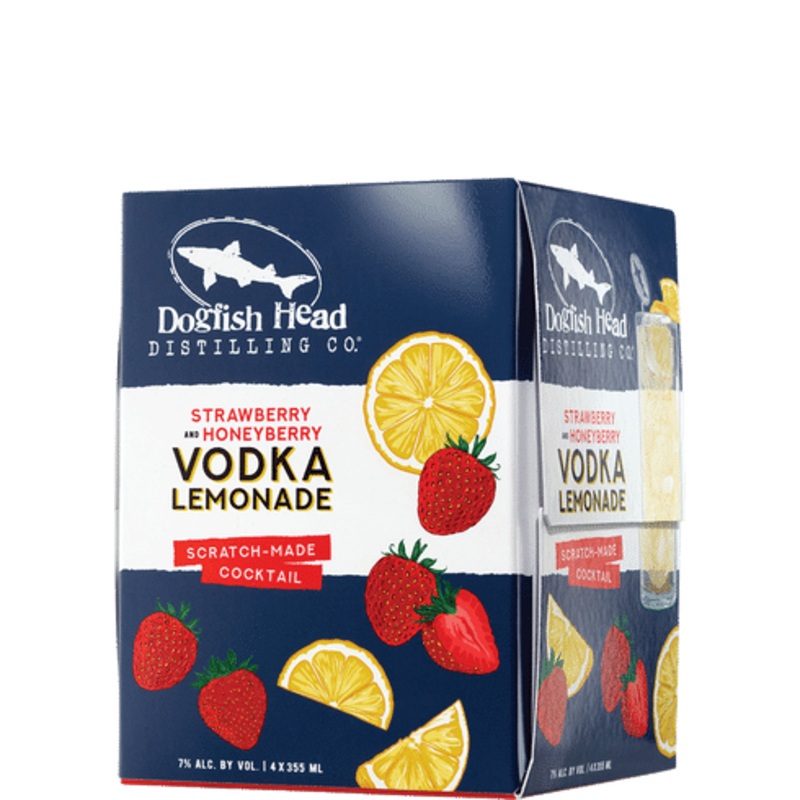 Dogfish Head Strawberry Honey Berry Lemonade Vodka Cocktail