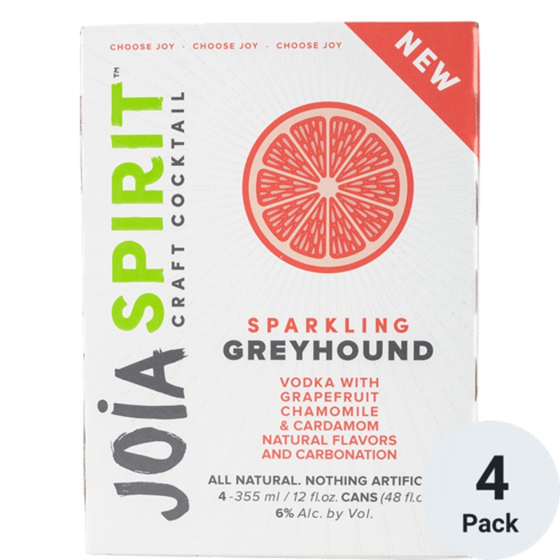 Joia Sparkling Greyhound Cocktail 4 Pack | 355ML