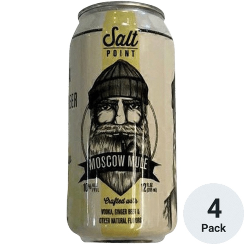 Salt Point Moscow Mule Cocktail | 4pk-12oz Cans