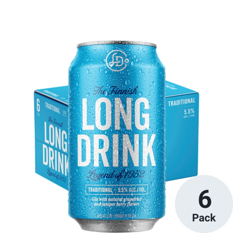 The Finnish Long Drink Traditional Cocktail | 6pk-12oz Cans