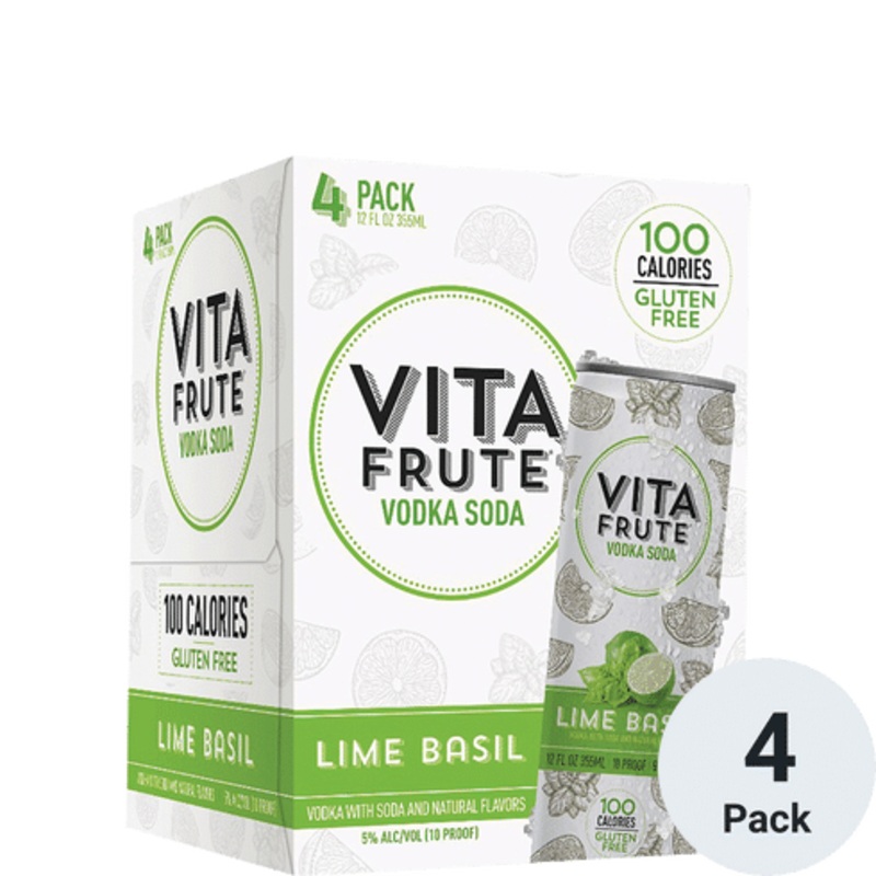 Vita Frute Lime Basil RTD Cocktail | 4pk-12oz Cans