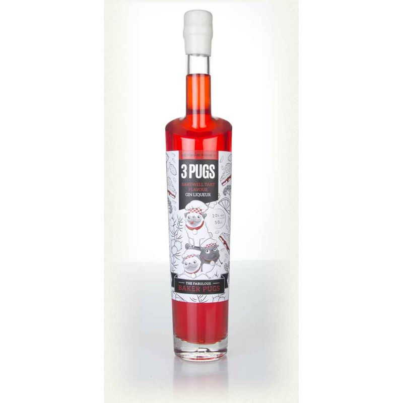3 Pugs Bakewell Tart Gin Liqueur | 500ML