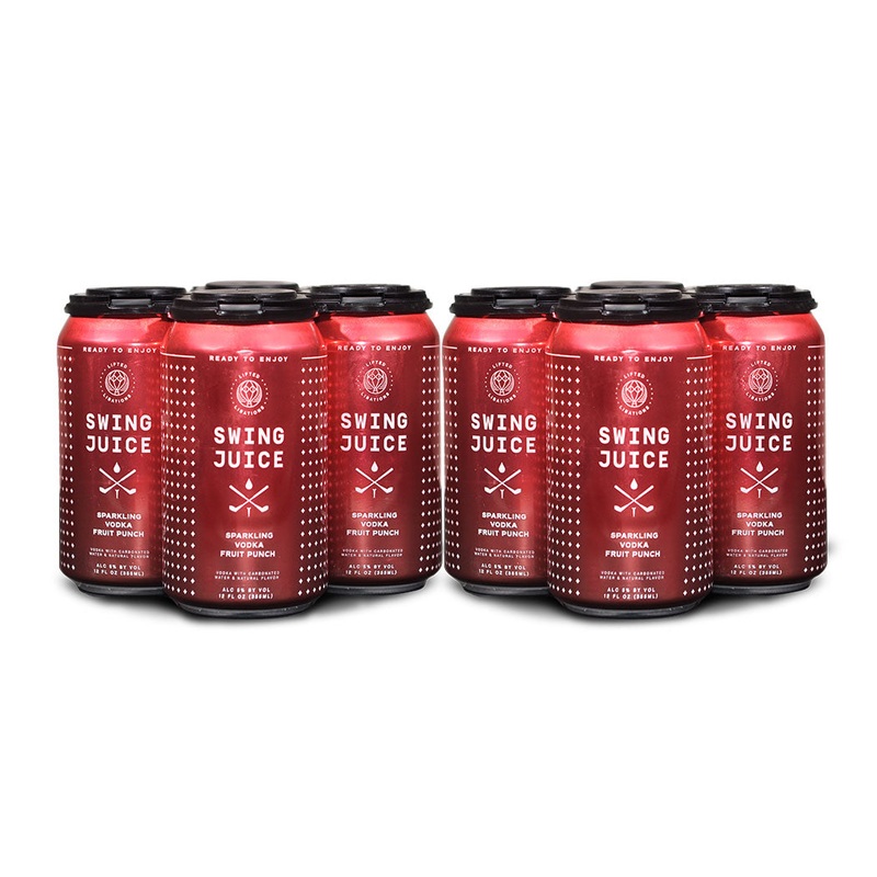 Lifted Libations Swing Juice Sparkling Vodka Fruit Punch (8) Cans