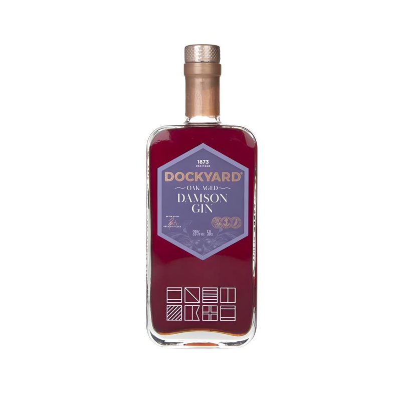 Copper Rivet Dockyard Oak Aged Damson Gin | 500ML