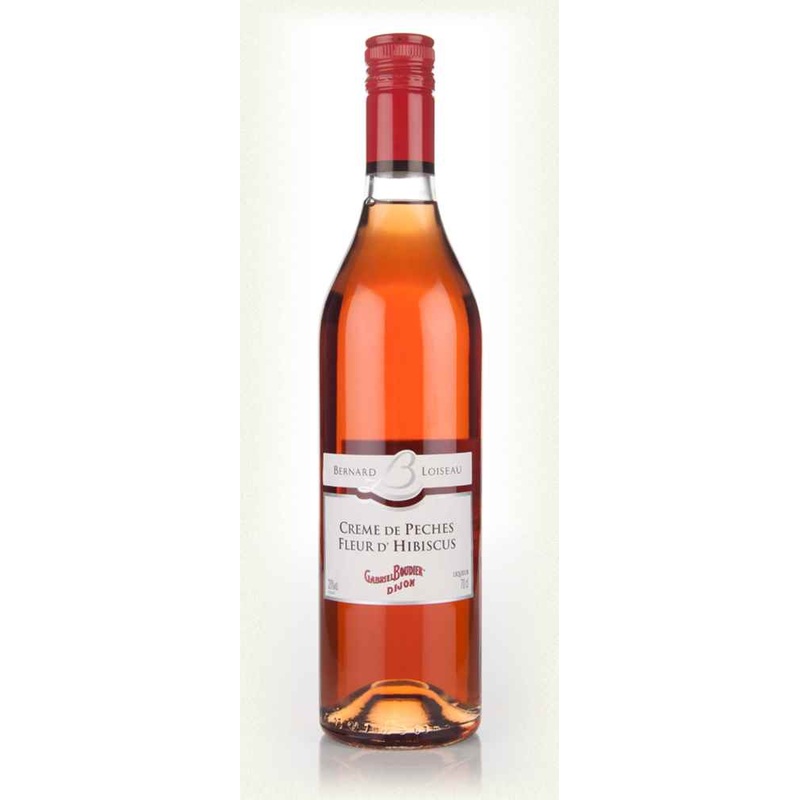 Bernard Loiseau - Crme de Pches Fleur d'Hibiscus (Peach & Hibiscus) Liqueur | 700ML