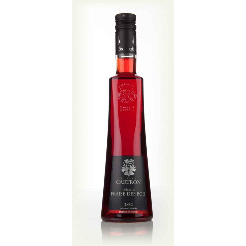 Cartron Creme De Fraise Des Bois (Wild Strawberry) Liqueur | 500ML