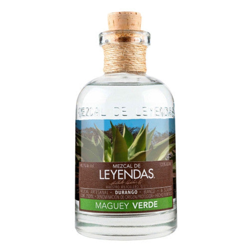 Mezcal de Leyendas Maguey Verde Durango