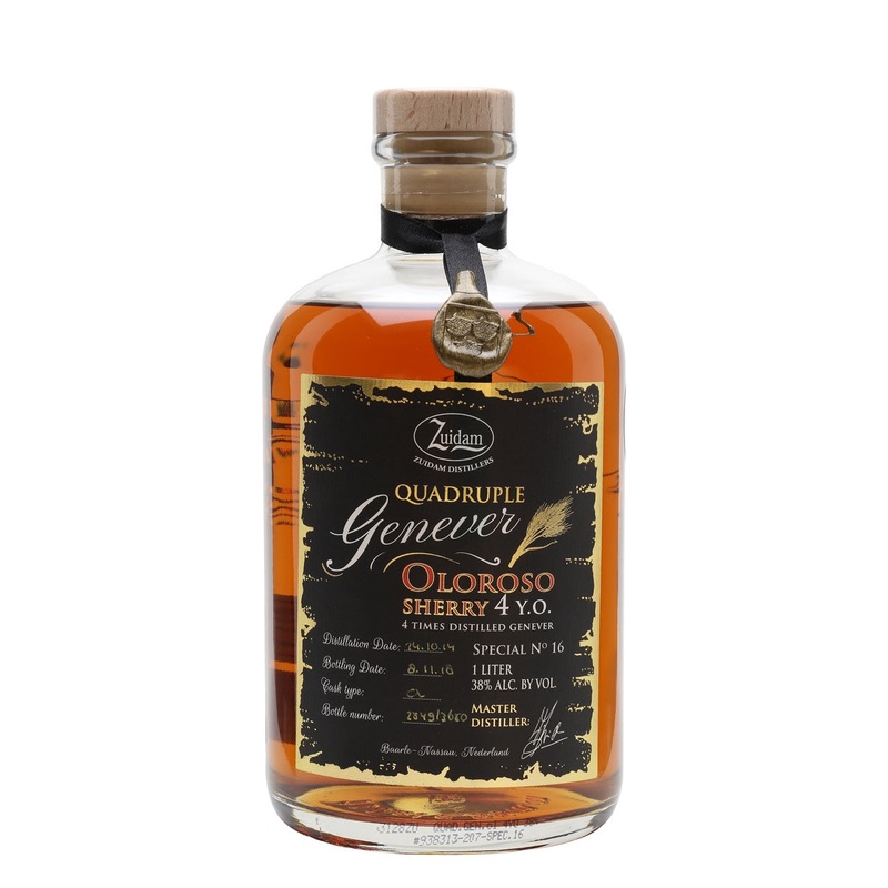 Zuidam Quadruple Oloroso Sherry Cask #16 4 Year Old Genever Gin | 1L