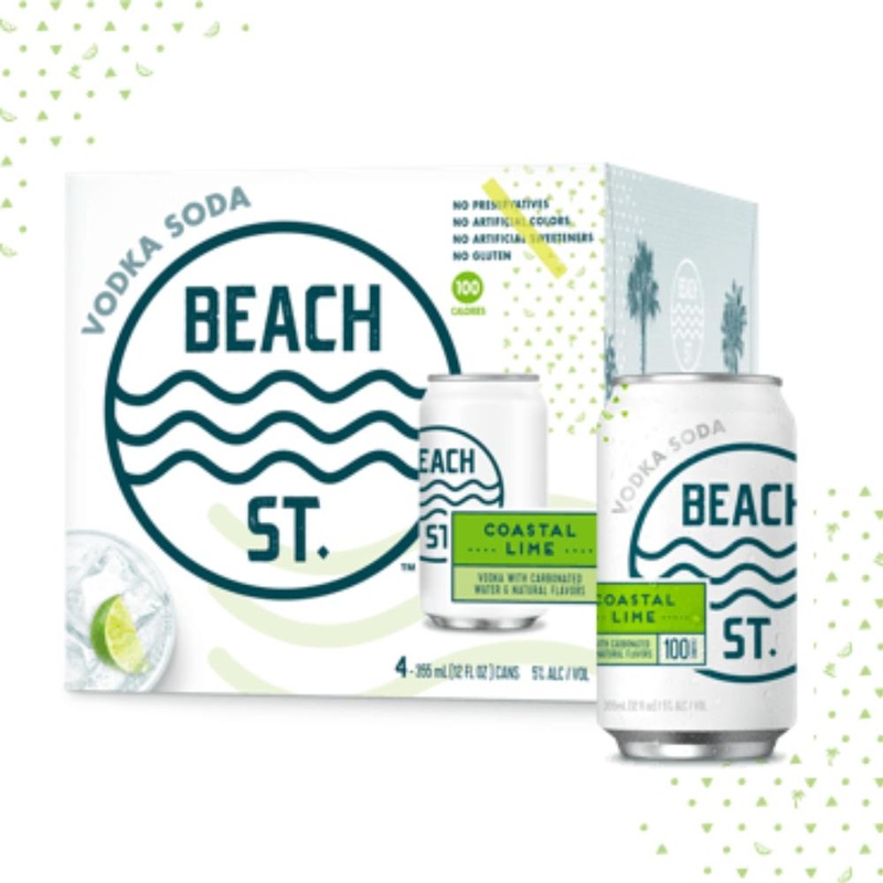 BEACH ST. Coastal Lime  Vodka Soda
