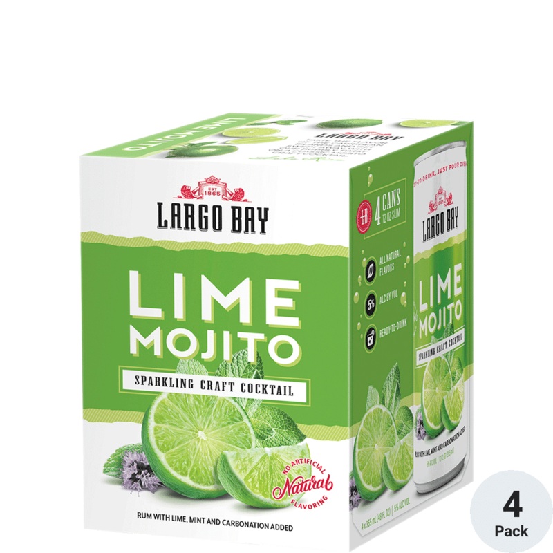 Largo Bay Lime Mojito | 4pk-12oz Cans