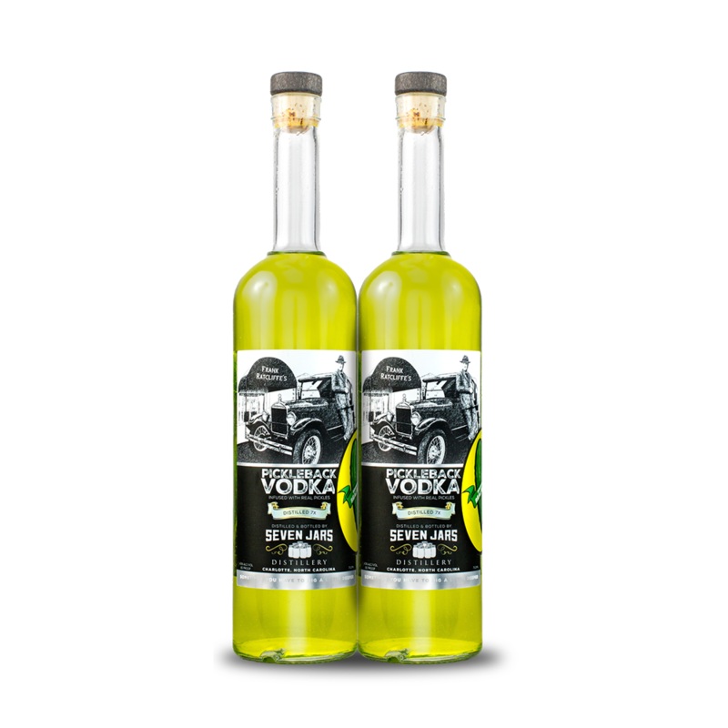 Seven Jars Pickleback Vodka (2) Bottle Bundle