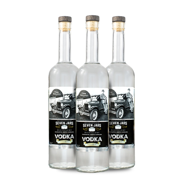 Seven Jars Vodka (3) Bottle Bundle