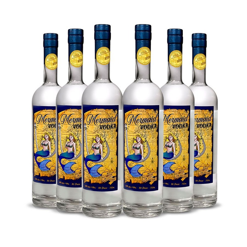 Mermaid Vodka (6) Bottle Bundle