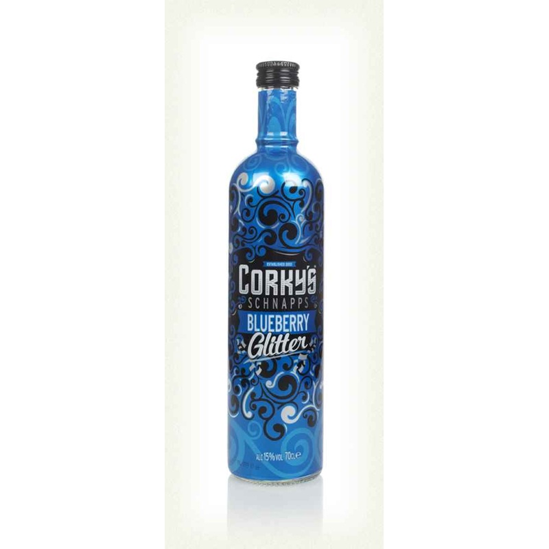 Corky's Blueberry Glitter Schnapps | 700ML