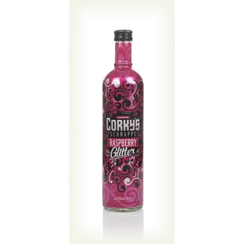 Corky's Raspberry Glitter Schnapps | 700ML