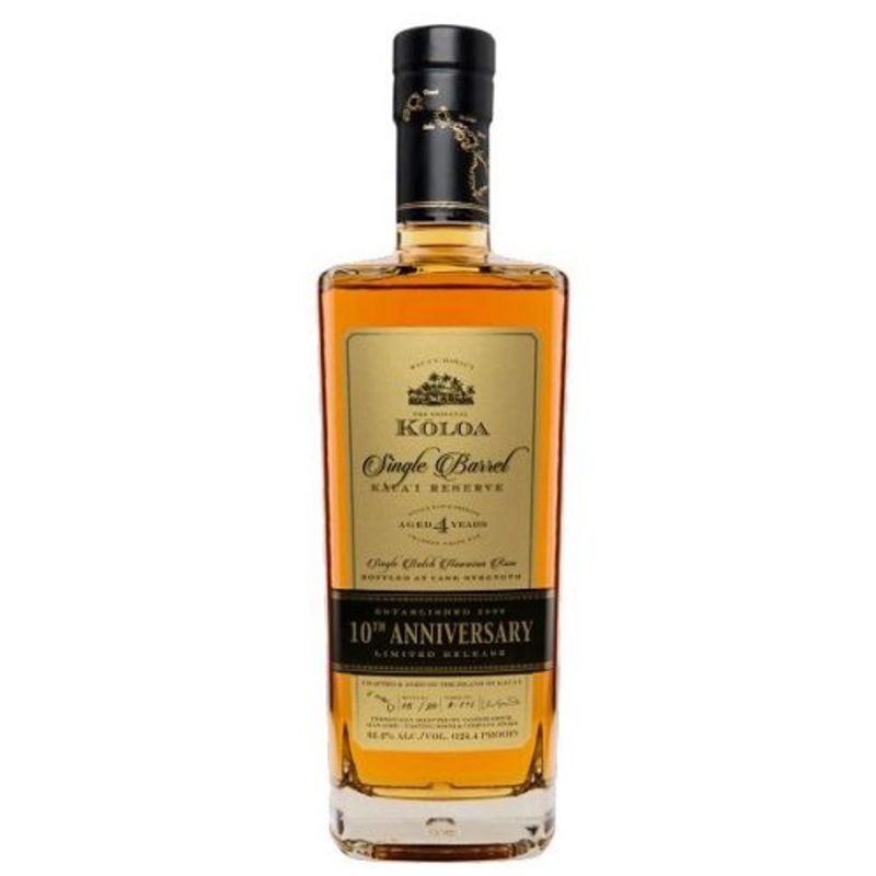 The Original Koloa Single Barrel Kauai Reserve 10th Anniversary 4 Year Old Hawaiian Rum