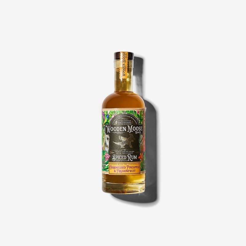 Wooden Moose Caramelised Pineapple & Passionfruit Spiced Rum | 700ML