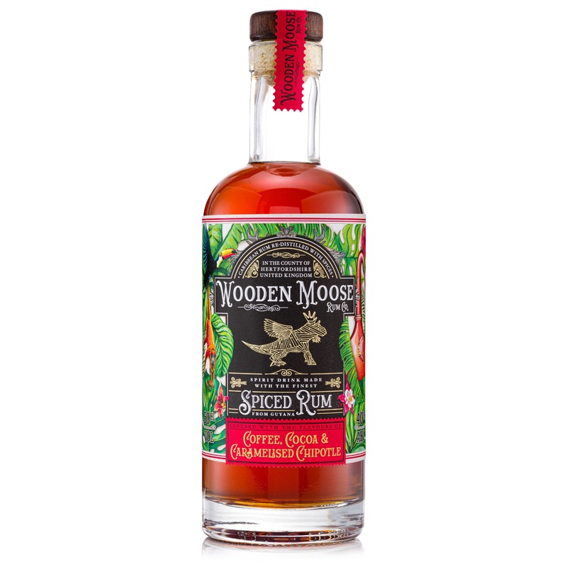Wooden Moose Coffee, Cocoa & Caramelised Chipotle Spiced Rum | 500ML