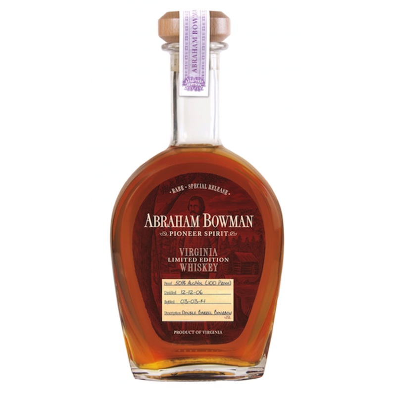 Abraham Bowman "Double Barrel Bourbon" Limited Edition Virginia Whiskey