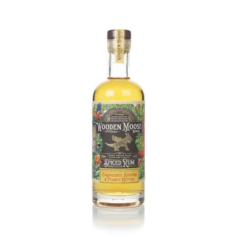 Wooden Moose Caramelised Banana & Peanut Butter Spiced Rum | 500ML