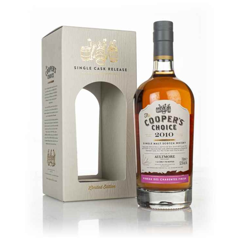 Aultmore 10 Year Old 2010 (cask 800318) - The Cooper's Choice (The Vintage Malt Whisky Co.) Whisky | 700ML