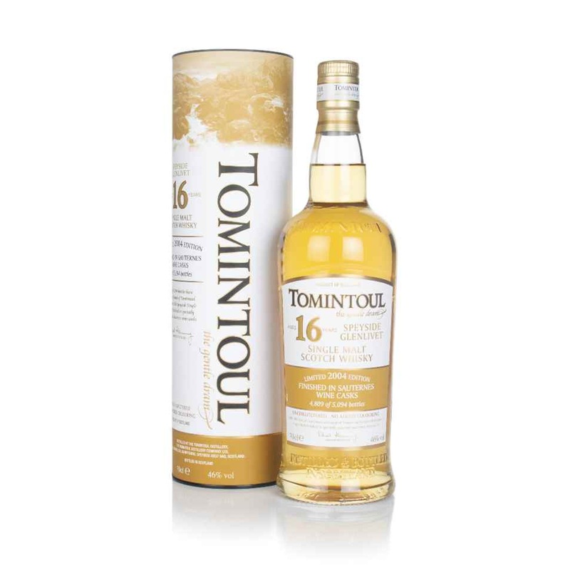 Tomintoul 16 Year Old - Sauternes Cask Finish Whisky | 700ML