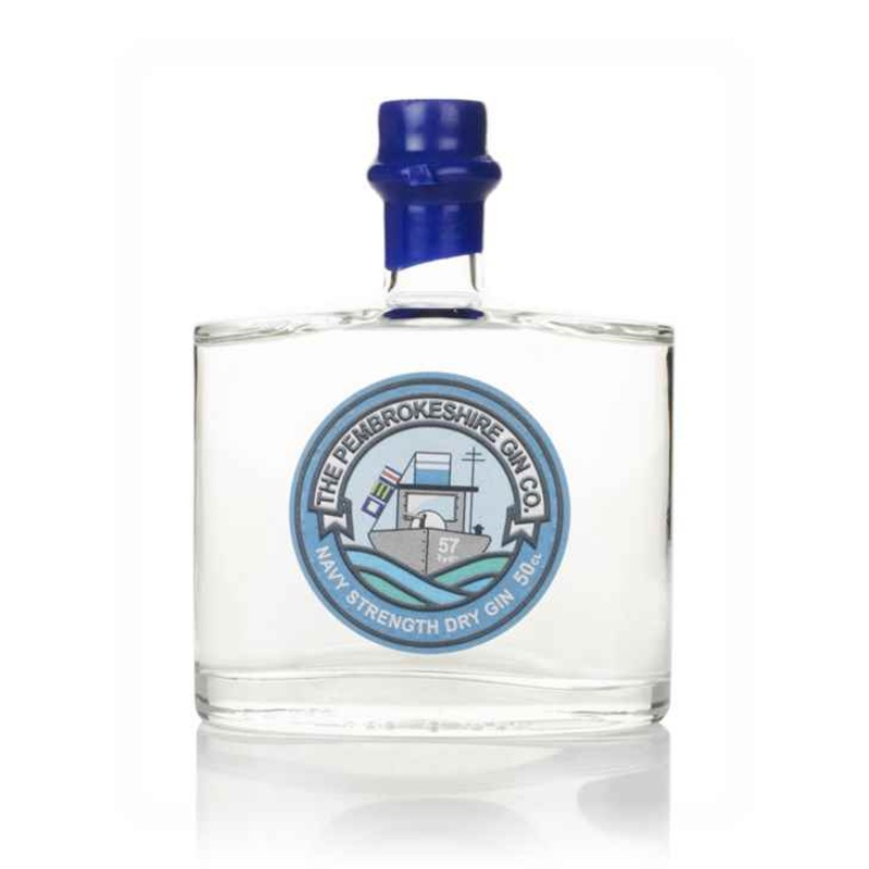 The Pembrokeshire Gin Co. Navy Strength Gin | 500ML