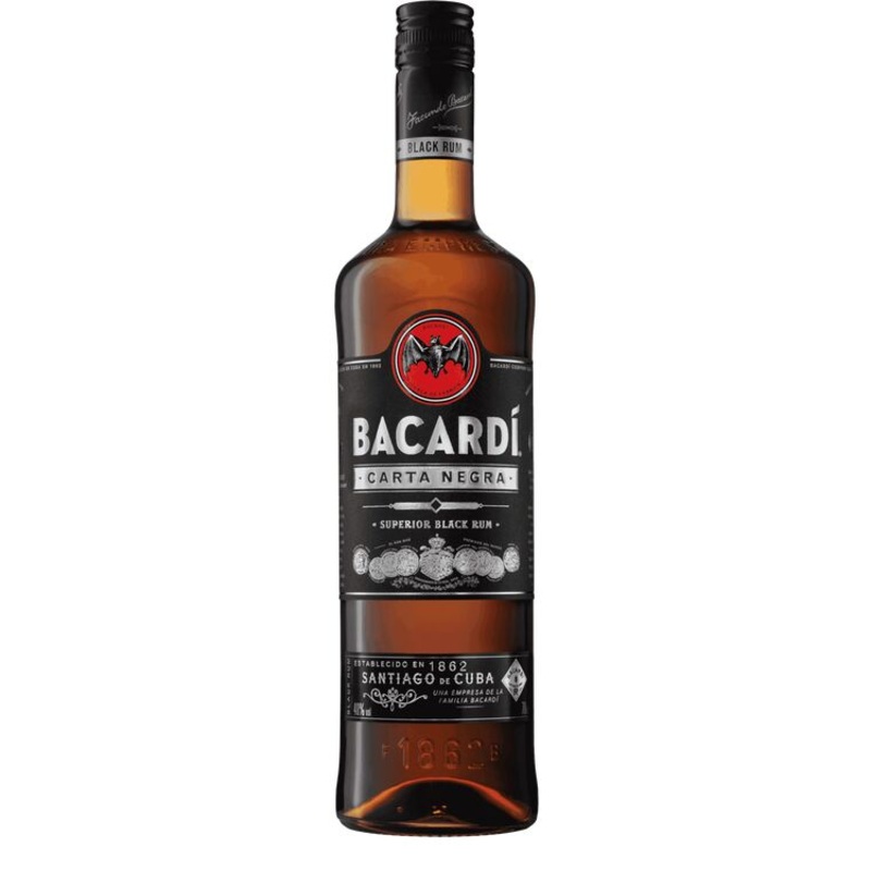 Bacardi Carta Negra (40%) Rum | 700ML