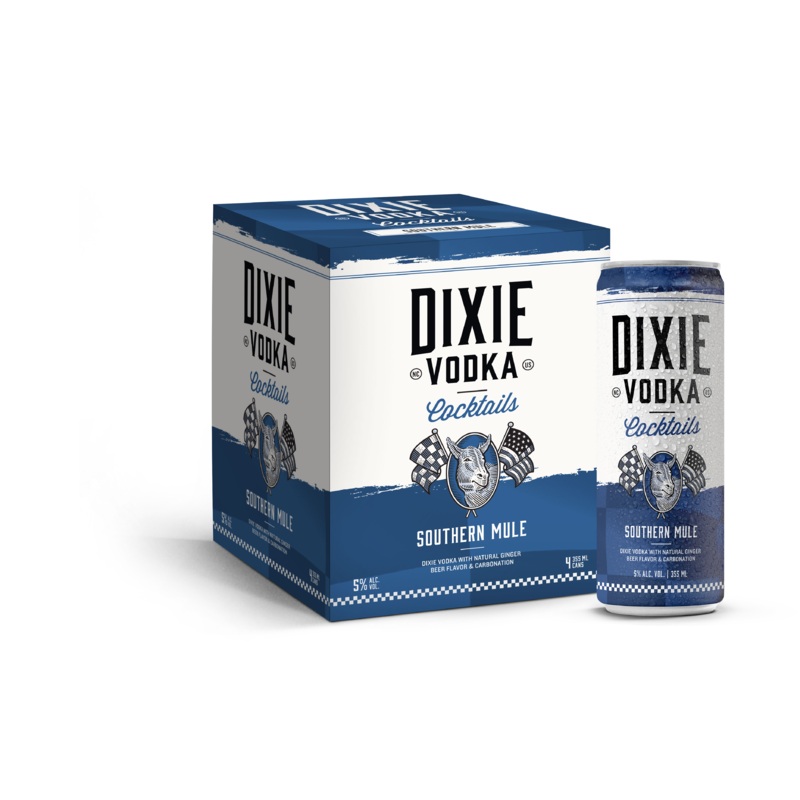 Dixie Vodka Cocktails | Southern Mule (4) Pack Cans
