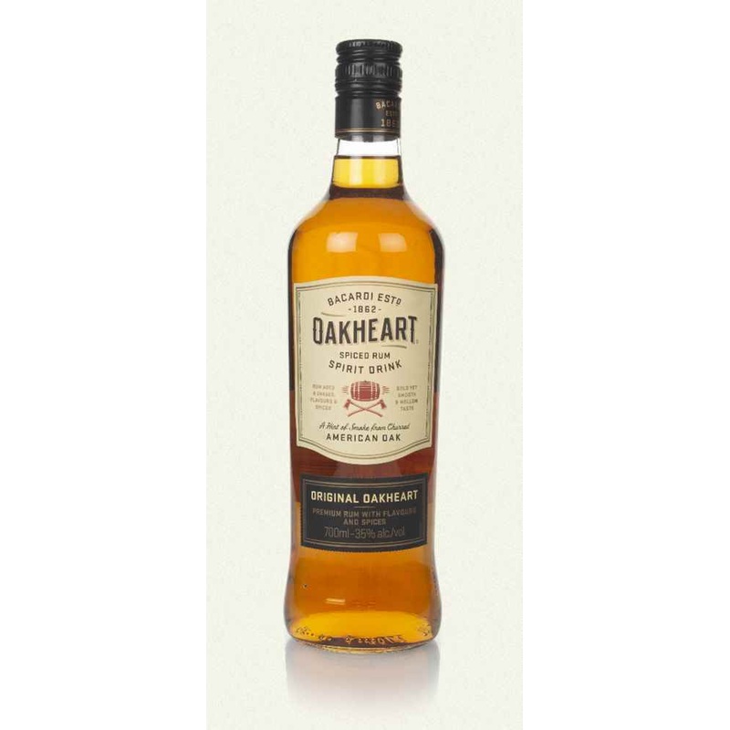 Bacardi Oakheart Spiced Rum Spirit Drink Spirit | 700ML