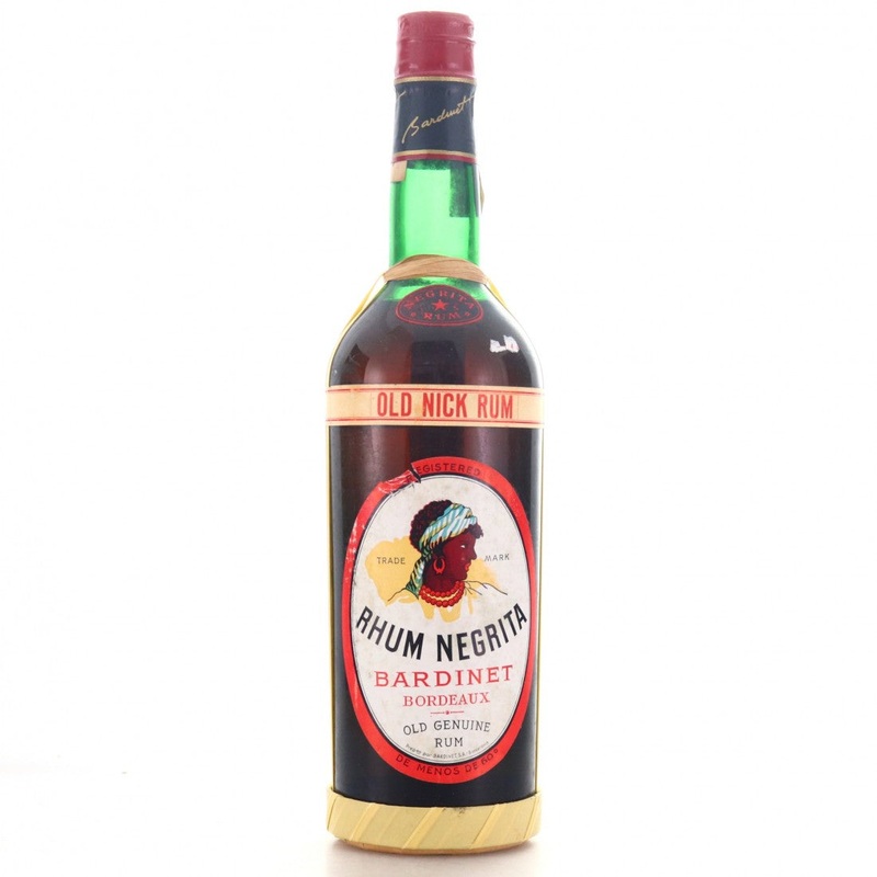 Bardinet Old Nick Rhum Negrita 'Old Genuine' - 1960s Rum