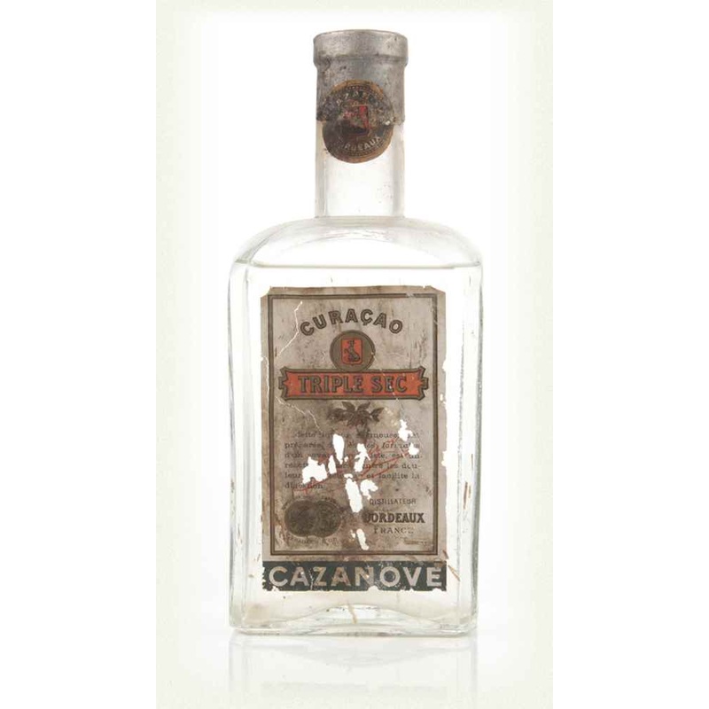 Cazanove Curaao Triple Sec (Short) - 1950s Liqueur | 700ML