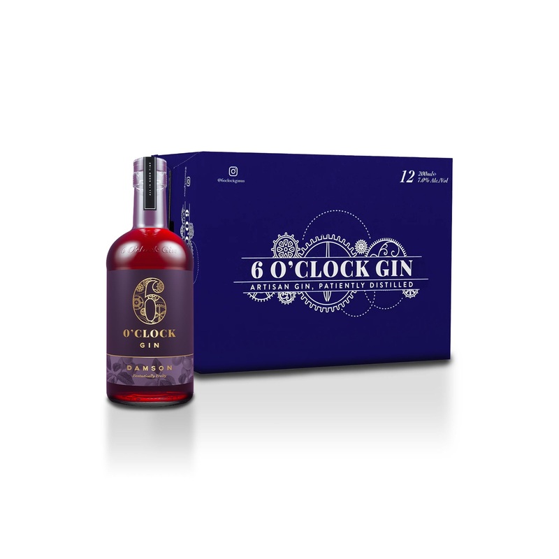 6 O'Clock  Damson Gin w/ Gin & Tonic (4) Pack Cans