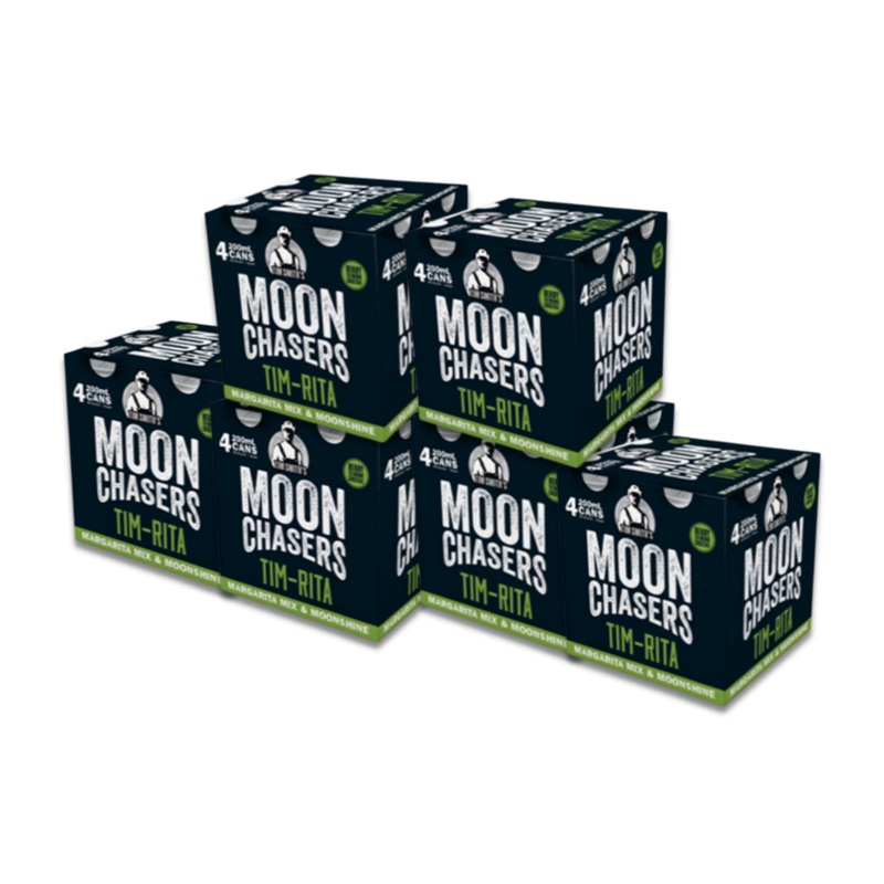 Moonshiners | Tim Smiths Moon Chasers | Tim-Rita - Margarita Mix & Moonshine | (6) Pack Bundle