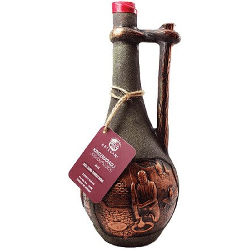 2019 | Artevani | Orshimo Kindzmarauli Red Wine Semi Sweet Ceramic Bottle