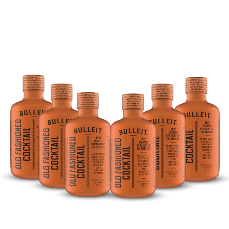 Bulleit Crafted Cocktails | Old Fashioned Cocktail | (6) Bottle Bundle