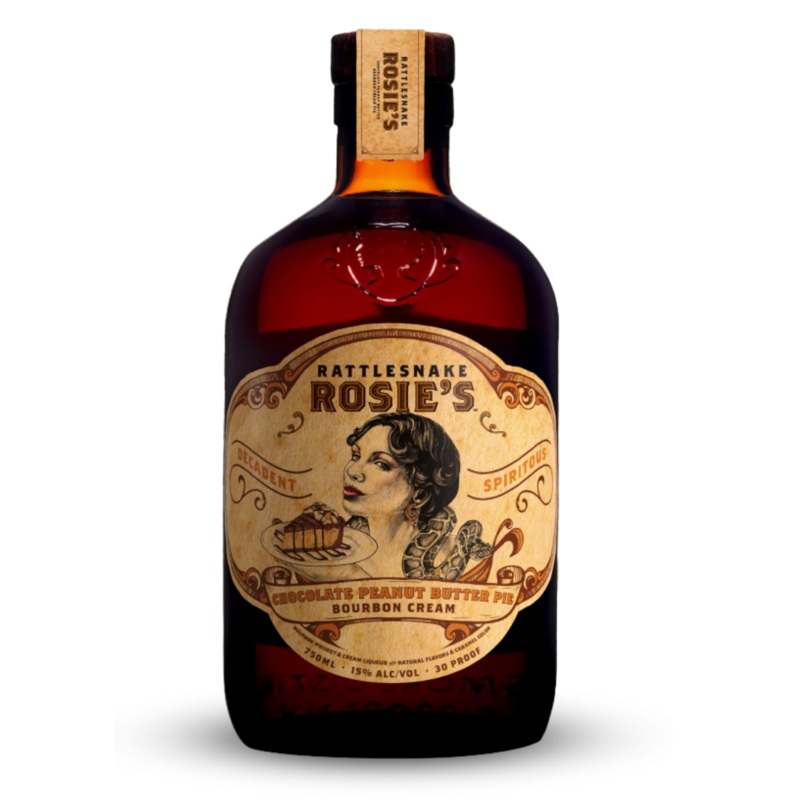 Rattlesnake Rosie's Chocolate Peanut Butter Pie Bourbon Cream