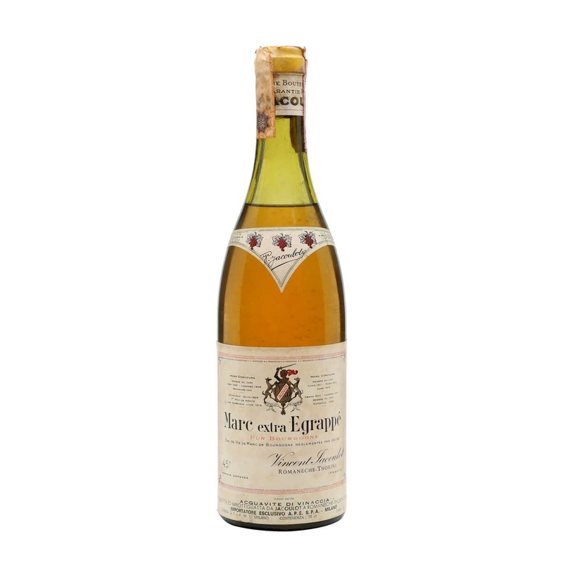 Vincent Jacoulot Marc De Bourgogne Bot.1970s Brandy | 1L