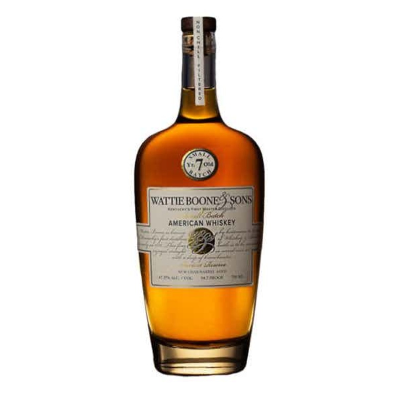 Wattie Boone & Sons 7 Year Aged Small Batch Straight Bourbon American Whiskey