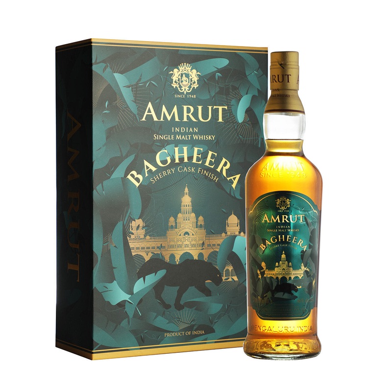 Amrut Bagheera Indian Single Malt Finished in Sherry Casks Whiskey