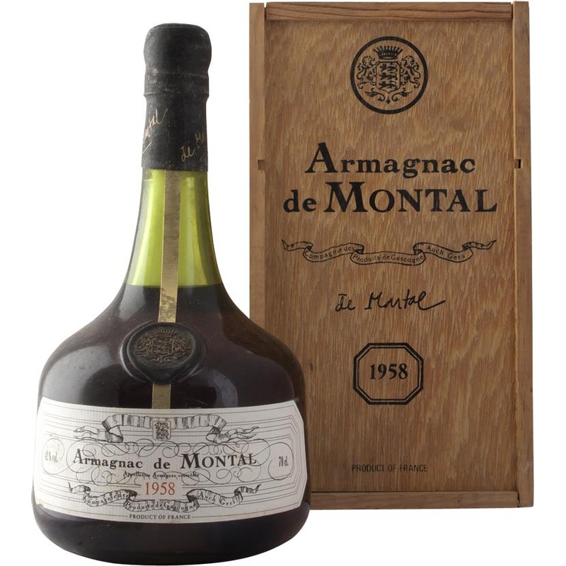 Armagnac de Montal Vintage 1958 Brandy