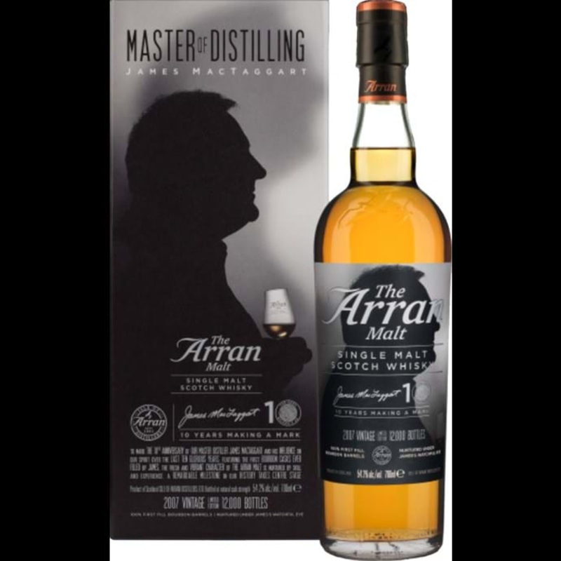 Arran Master of Distilling James MacTaggart 10th Anniversary Edition Scotch Whisky