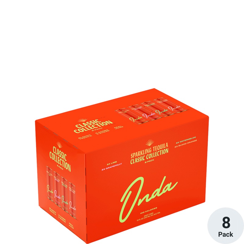 Onda Clasic Collection Sparkling Tequila (8) Pack Cans | 8*355ML